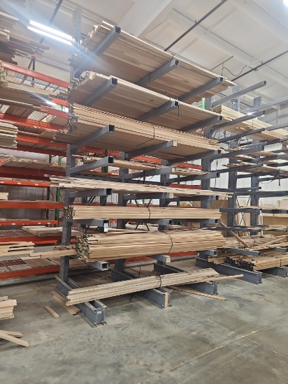 2 -Section Cantilever Racking 18' Tall 48" Arms