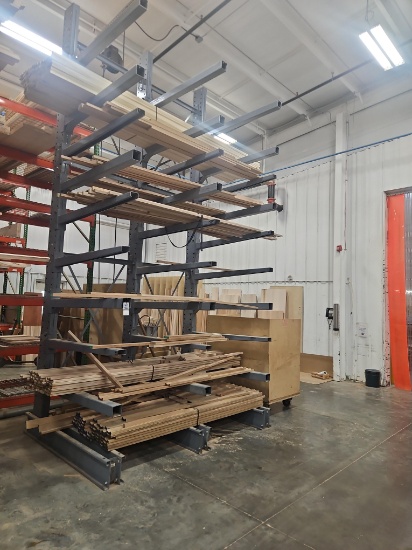 2 -Section Cantilever Racking 18' Tall 48" Arms