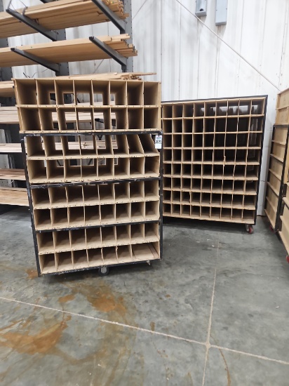 2 Supply Carts 1- 48" x 36" x 73" 1- 60" x 36" x 73"