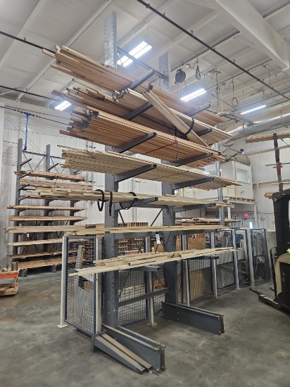 1 - Section Cantilever Racking 18' Tall 48" Arms