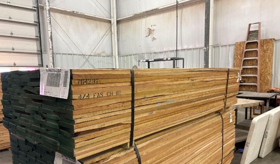 483 Bf 4/4 Cherry Prime Sappy Rough Hardwood Lumber, 112 Boards