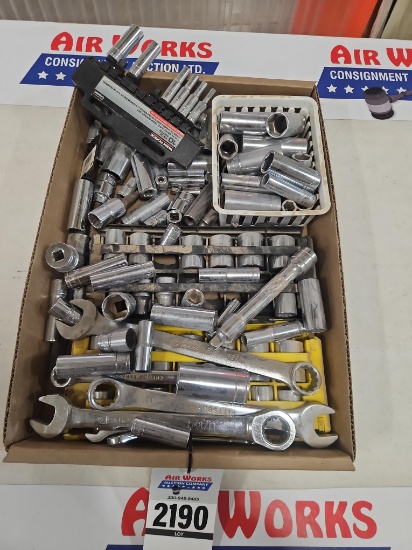 Assorted Sockets, & Wrenches
