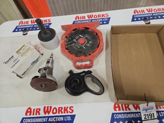 Feud Dado Blade Set, Saw Stop Cartridge, MVM Router Base w/Astro Pneumatics Router
