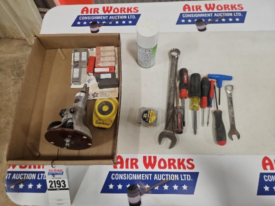 Assorted Tools - MVM Router w/Astro Pneumatics Motor, Milwaukee/Klein, Screw Drivers