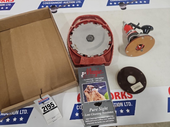 MVM Pneumatic Router, Soiux Motor, Dado Blade Set