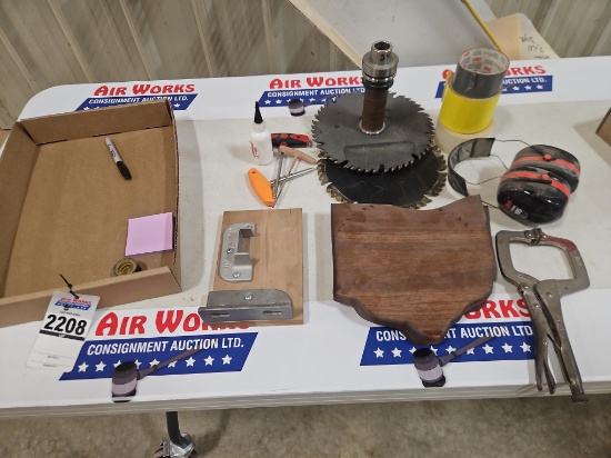 Saw Blades & Arbor, C-Clamp Vise Grip
