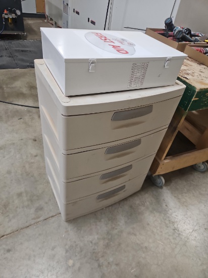 Poly Drawer Cabinet & First Aid Box