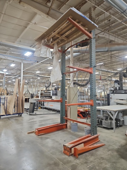 1 - Section Cantilever Racking 16' Tall 48" Arms