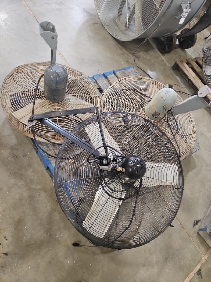 3 - Wall Fans - 2- 30" & 1 - 24"