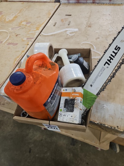 Stihl Chain Saw Bar, Chain, Bar Oil, Chain File, Wrenches