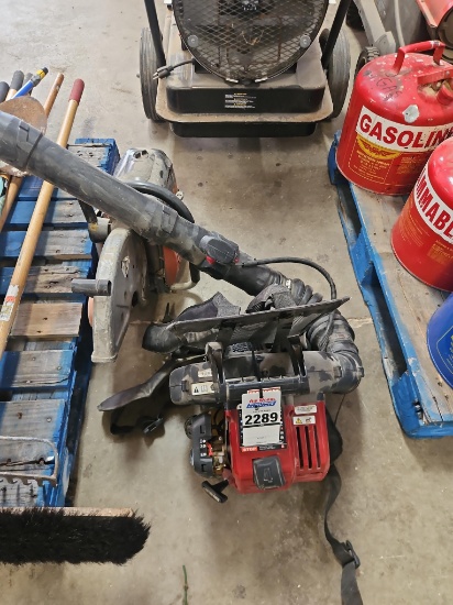 Gas Powered Craftsman Blower & Dolmar Cut Off Saw