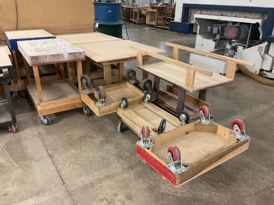 9 - Wooden Carts & Dollies