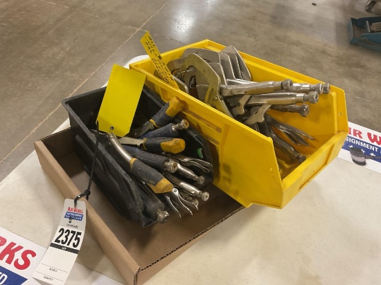 Box Lot - Assorted Vise Grips