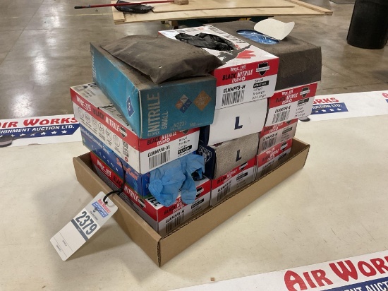 Box Lot - Assorted Nitrile Gloves
