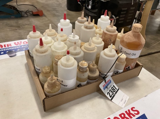 Box Lot - Assorted Fluids