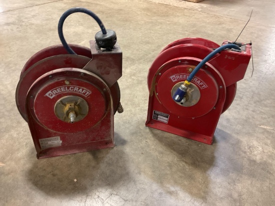 2 - Retractable Air Hose Reels