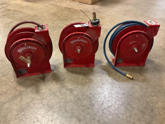 3 - Retractable Air Hose Reels