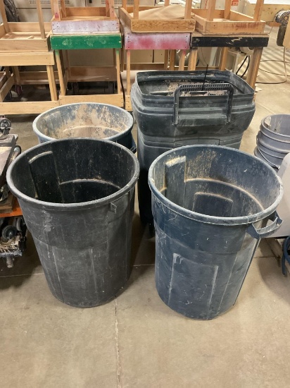 4 - Large Trash Cans