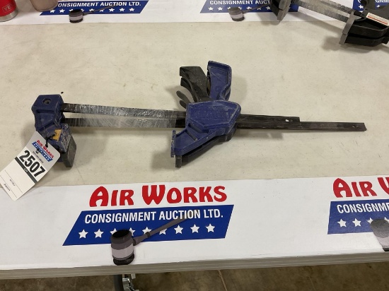 2 - Irwin Pistol Grip Bar Clamps