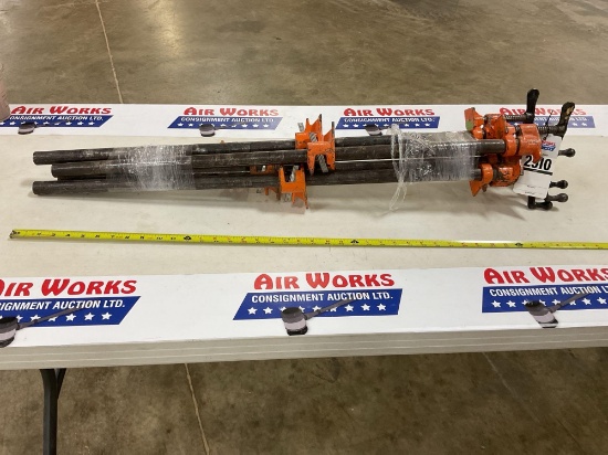 5 - 36" Pony Pipe Clamps