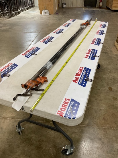 2 - 88" Pony Pipe Clamps