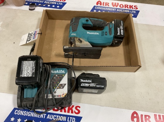 Makita 18v Scroll Saw w/3 Batteries & Charger