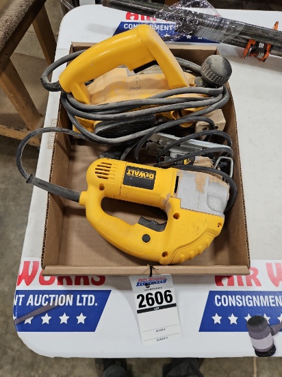 Dewalt 120v Scroll Saw & Planer