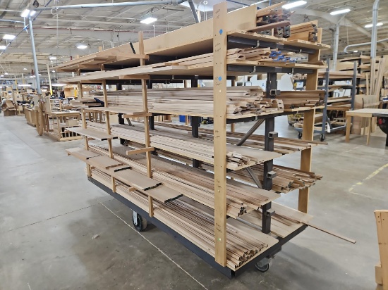 Metal Rolling Trim Cart - CONTENTS NOT INCLUDED