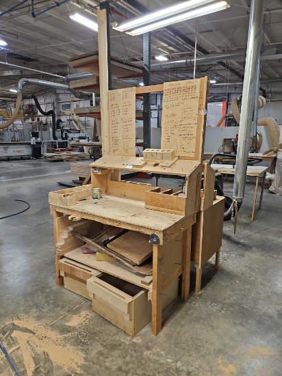 2-Wooden Work Stations