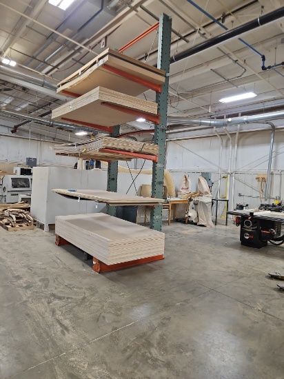 Cantilever Racking 18' H x 75"W x 49" Arms