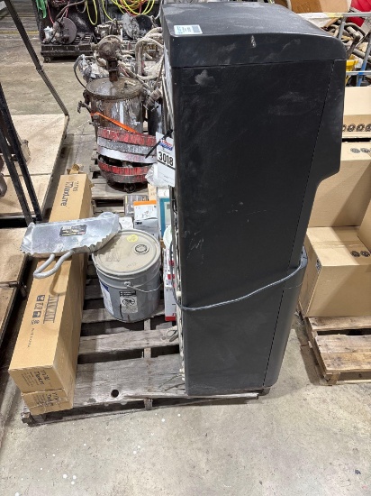 Assorted Pallet: Pure Water Technology Water Cooler & Paint/Finishing Supplies