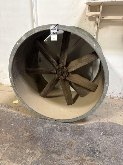 Large Industrial Axial Tube Fan with 8-Blade Propeller