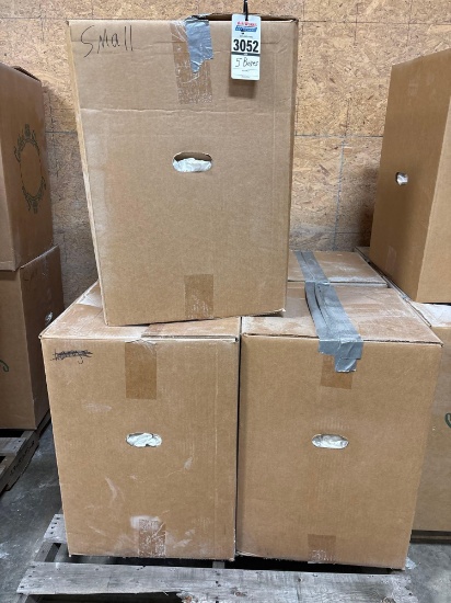 Boxes of White Wiping Rags