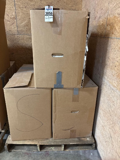 Boxes of White Cotton Wiping Rags