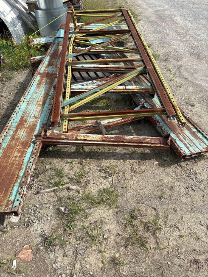 Assorted Steel Pallet Racking Uprights and Beams