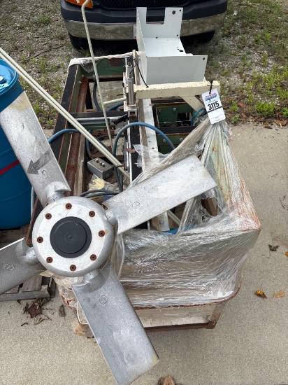 Assorted Industrial Equipment Parts & Components on Pallet