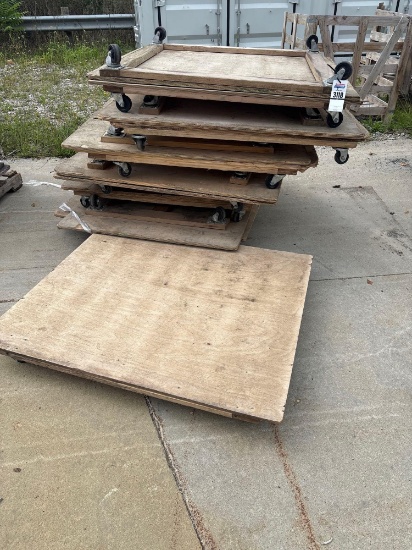 Plywood Wheeled Dollies with Swivel Casters