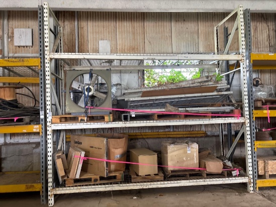 3- Shelf Pallet Racking CONTENTS NOT INCLUDED