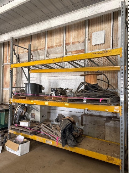 3- Shelf Pallet Racking CONTENTS NOT INCLUDED
