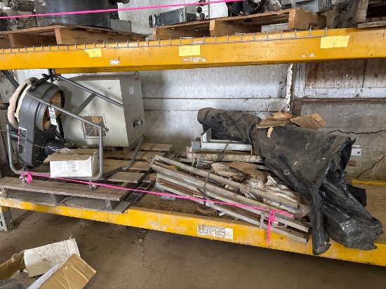 Shelf Lot - 3-Phase Transformer, SuperMax Tools Dust Collector, & Assorted Parts