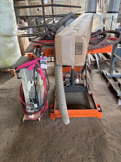Advantage Hydraulic Scissor Lift Table with Pneumatic Work Table
