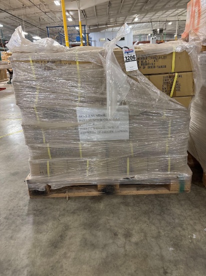 Pallet of Galvanized Steel Mounting Brackets, Part No. C666J.GA.01, Taiwan