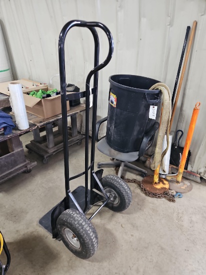 Heavy-Duty Hand Truck with Pneumatic Tires, 61 in. Handle Height