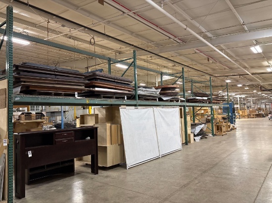 (4) Pallet Rack Sections, 12' Uprights & 13' Beams