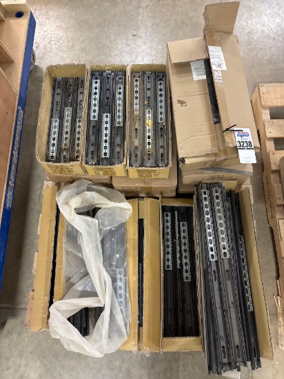 Assorted Ball-Bearing Drawer Slides, 16 in., Mixed Lot
