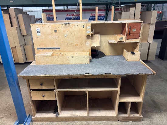 Workbench with Hutch and Storage