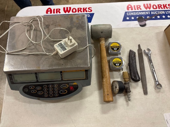 Ohaus EC Series Counting Scale with Assorted Hand Tools