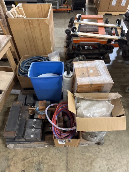 Assorted Shop & Hardware Lot: Shop-Vac Hang Up Mini, Air Hoses, Hardware & Supplies