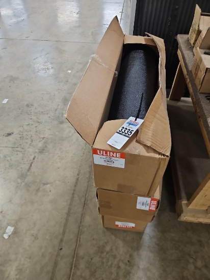 Uline H-263 3Ã—6 Black Cadillac Mat 3/8" Thick with Uline H-783BL 4Ã—10 Anti-Fatigue Mat