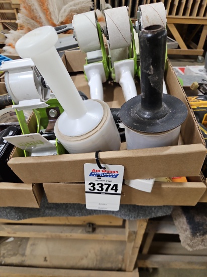Inateck P7 Barcode Scanner with (4) Tape Dispensers, SF-500 Scale, Assorted Items